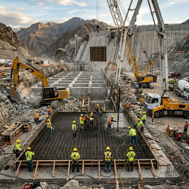 Equipo Construancona en obra civil